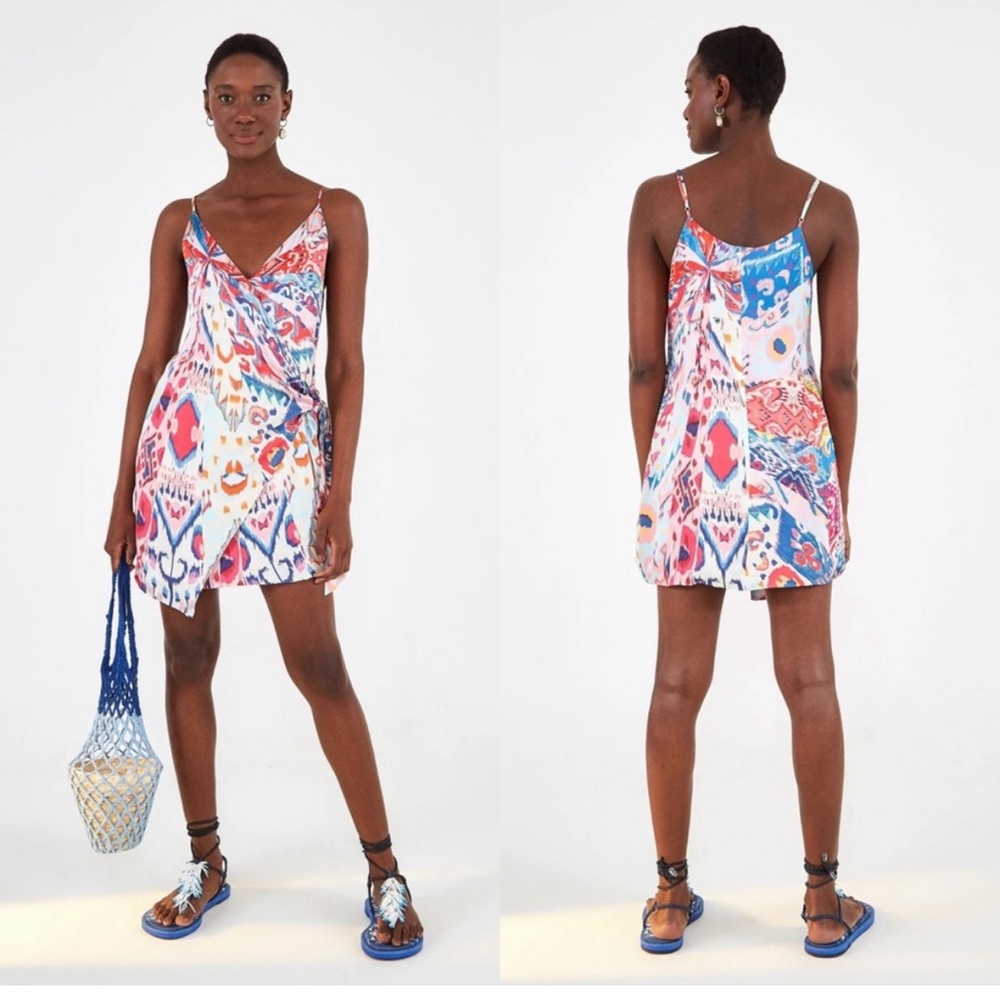 Farm Rio: Boboikat Wrap Dress — XS